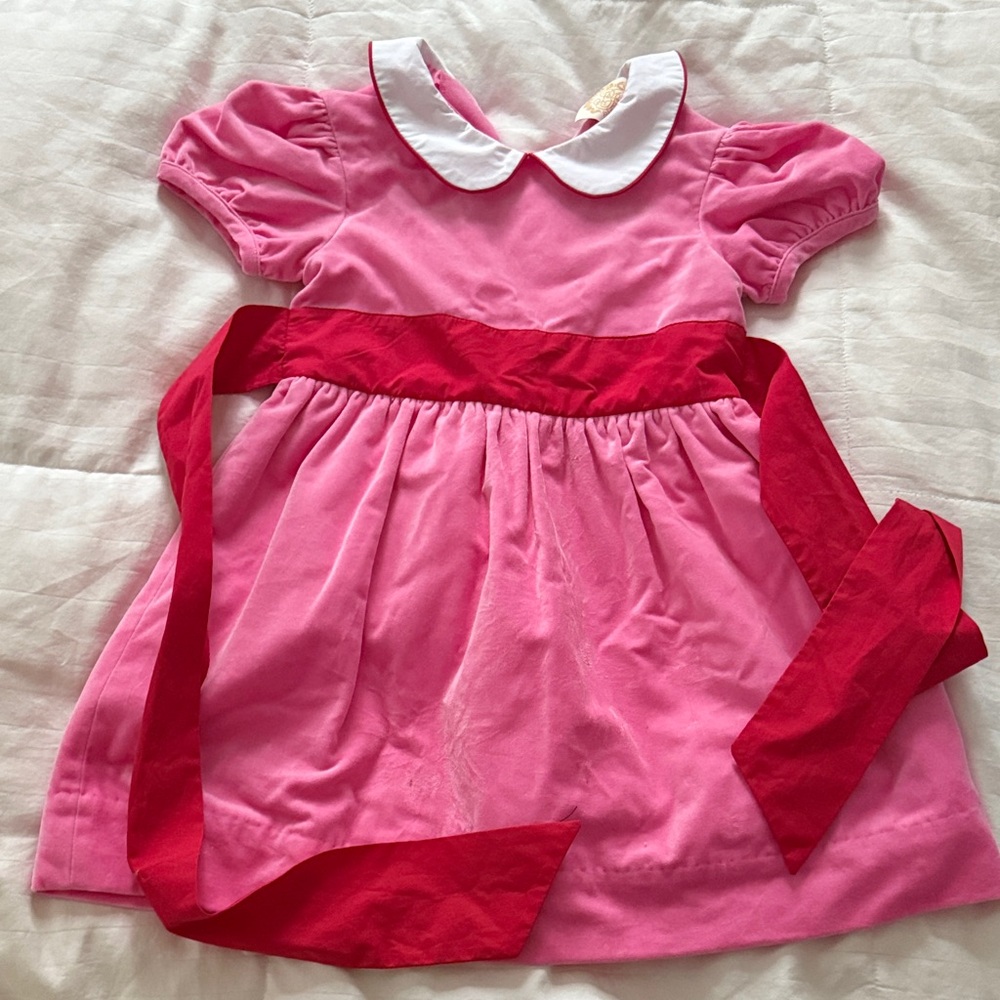 The Beaufort Bonnet Company Pink and Red Casual Dress